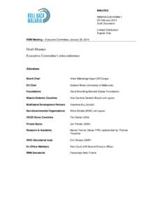 Parliamentary procedure / The Global Fund to Fight AIDS /  Tuberculosis and Malaria / Globalization / Health / Medicine / Tuberculosis / Meetings / Minutes