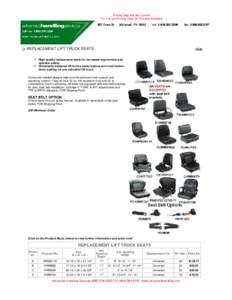 Forklift truck / Materials handling / Trucks / Seat belt / X Window System / Software / Technology / Land transport