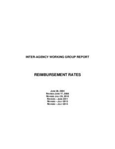 INTERAGENCY WORKING GROUP REPORT