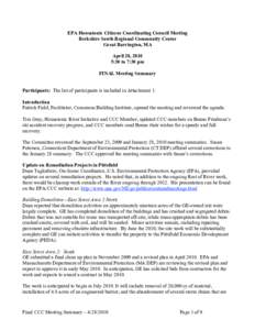 Pittsfield /  Massachusetts / Shakers / General Electric / Polychlorinated biphenyl / Housatonic River / Clean Water Act / United States Environmental Protection Agency / Stormwater / Hudson River / Environment / Pollution / Geography of the United States