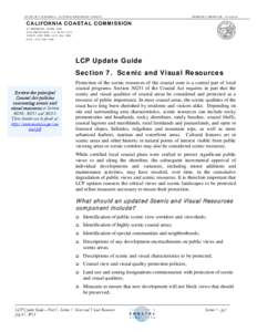 LUP Update Guide Section 7 Scenic Resources - July 31, 2013