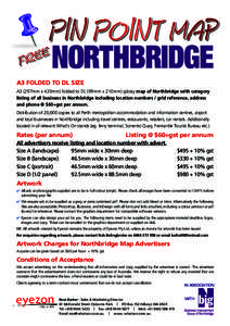 PIN POINT map Northbridge e e Fr