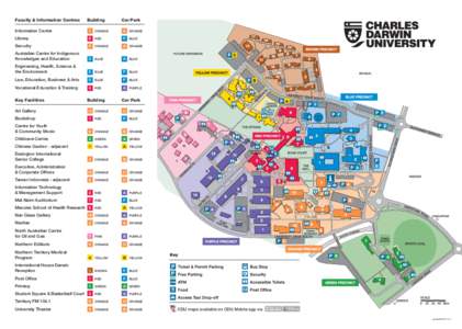 Faculty & Information Centres  Building Car Park