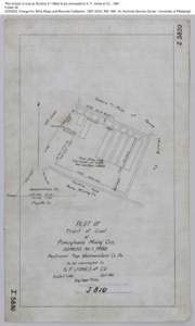 Plot of tract of coal at Somers # 1 Mine to be conveyed to S. F. Jones & Co., 1901 Folder 26 CONSOL Energy Inc. Mine Maps and Records Collection, [removed], AIS[removed], Archives Service Center, University of Pittsburgh 