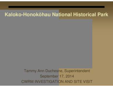 United States / Honokōhau Settlement and Kaloko-Honokōhau National Historical Park / Hawaii / Geography of the United States / National Historic Sites