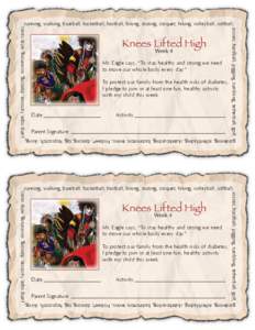 Eagle Books Parent Pledge Card Week 4