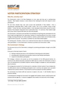 Public choice theory / Elections / Voter turnout / Psephology / Voting system / Royal Commission on the Electoral System / Electoral Commission / Nonprofit VOTE / E-democracy / Politics / Voting / Government