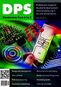 Professional magazine devoted to development and manufacturing in the area of electronics  Electronics from A to Z
