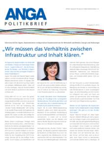 ANGA Verband Deutscher Kabelnetzbetreiber e.V.  Politikbrief Ausgabe[removed]
