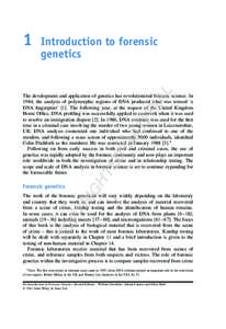 Introduction to forensic genetics AL  1