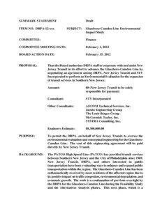 Microsoft Word - DRPA-12-xxx Glassboro Camden Line Environmental Impact Study