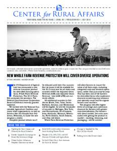 Center for Rural Affairs Your Rural News for 40 Ye a rs | Lyo n s, N E | P o p u l at i o n 8 5 1 | J u ly[removed]Jim Knopik, a devoted advocate for sustainable agriculture, raises his cattle on grass in open lots. They