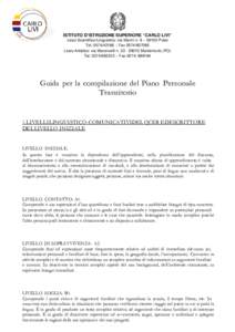 PPT - Guida per la compilazione del Piano Personale Transitorio - LIVI