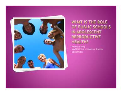 What is the Role of Public Schools in Adolescent Reproductive Health?