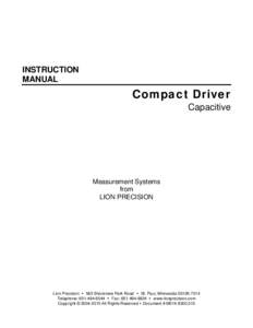 Microsoft Word - M014Compact Driver.doc