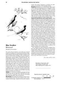 52  Hirundinidae: swallows and martins