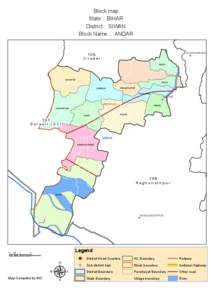 Block map State : BIHAR District : SIWAN Block Name : ANDAR HUSSAINGANJ