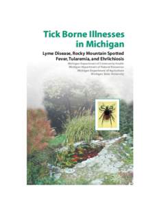 Tick Borne Illnesses in Michigan Lyme Disease, Rocky Mountain Spotted Fever, Tularemia, and Ehrlichiosis Michigan Department of Community Health Michigan Department of Natural Resources