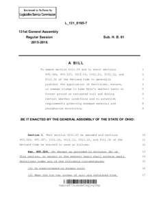 L_131_0165-7 131st General Assembly Regular Session Sub. H. B. 61
