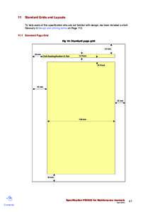 11  Standard Grids and Layouts To help users of this specification who are not familiar with design, we have included a short Glossary in Design and printing terms on Page 112.