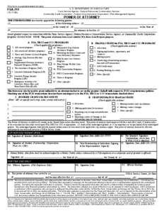 This form is available electronically. U. S. DEPARTMENT OF AGRICULTURE Farm Service Agency - Natural Resources Conservation Service Commodity Credit Corporation - Federal Crop Insurance Corporation - Risk Management Agen