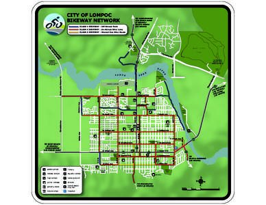 C CITY OF LOMPOC BIKEWAY NETWORK B