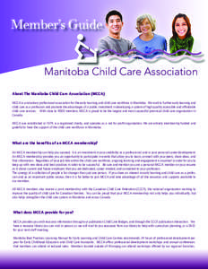 Care work / Marketing Communication Consultant Association / Child care / Winnipeg