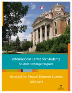 International Centre for Students Student Exchange Program Handbook for Inbound Exchange Students