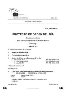 [removed]PARLAMENTO EUROPEO Comisión de Asuntos Jurídicos  JURI_OJ(2010)0517_1