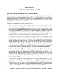 Minority group / Harvard University / Yale University / New Haven County /  Connecticut / Education in the United States / New England / The PhD Project / Ivy League / New England Association of Schools and Colleges / Linguistic rights