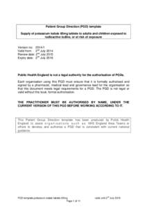 Oxidizing agents / Chemical elements / Dietary minerals / Iodine / Potassium iodate / Iodine-131 / Hyperthyroidism / Thyroid / Iodate / Chemistry / Matter / Thyroid disease