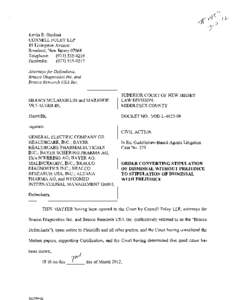 Kevin R. Gardner CONNELL FOLEY LLP 85 Livingston Avenue Roseland, New Jersey[removed]Telephone: ([removed]