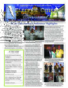 Volume XIII, Issue 7 July 2013 ECA’s 13th Annual Conference Highlights  Electric Cities of Alabama’s