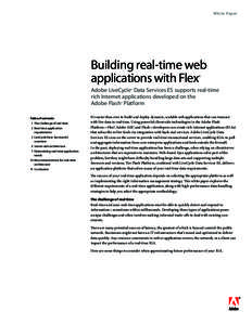 Adobe software / Web 2.0 / Ajax / Cross-platform software / Adobe LiveCycle / Real Time Messaging Protocol / Adobe Flex / Push technology / Action Message Format / Software / Computing / Adobe Flash