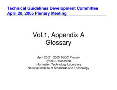 Microsoft PowerPoint - GlossaryApril TGDC.ppt