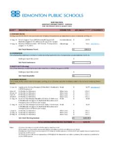 RON MACNEIL  ASSISTANT SUPERINTENDENT - SCHOOLS FOR THE PERIOD: JUNE to AUGUST 2014 DATE (1)