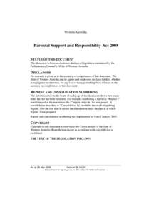 Microsoft Word - ParentalSupportandResponsibilityAct2008_00-b0-01.doc