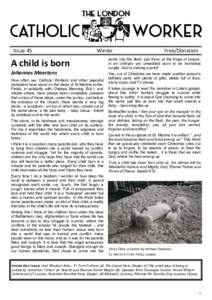 Issue 45  Winter A child is born Johannes Maertens