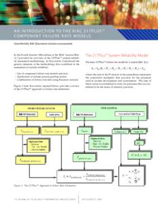 Knowledge / Maintenance / Survival analysis / Engineering / Failure rate / Failure causes / Reliability / Physics of failure / Parts stress modelling / Failure / Reliability engineering / Systems engineering