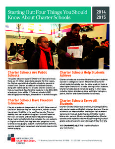 Starting Out: Four Things You Should Know About Charter Schools[removed]