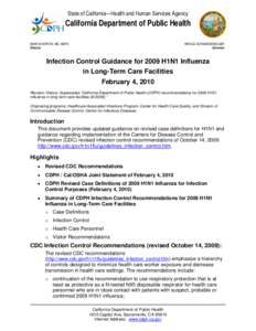 Microsoft Word - CDPH H1N1 IC Guidance for LT Healthcare[removed]FINAL.doc