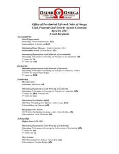 Fraternities and sororities / Fraternity Leadership Association / National Interfraternity Music Council / Academia / Dartmouth College Greek organizations / Fraternities and sororities in North America / North-American Interfraternity Conference / Professional fraternities and sororities