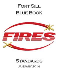 Fort Sill Blue Book Standards JANUARY 2014