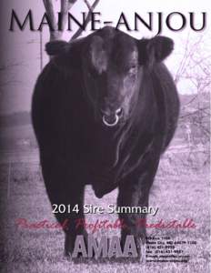 2014 Sire Summary PO Box 1100 Platte City, MO[removed][removed]fax[removed]E-mail: [removed]