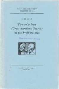 Fauna of Europe / Polar bear / Svalbard / Bear Island / Spitsbergen / Edgeøya / Henry Rudi / Kong Karls Land / Jan Mayen / Zoology / Geography of Norway / Bears