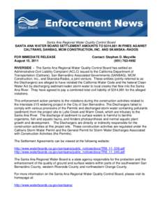 Microsoft Word - santa ana enforcement press release[removed]doc