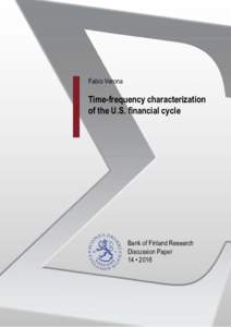 Time-frequency characterization of the U.S. financial cycle