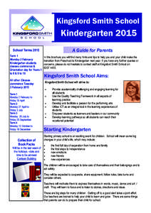 Childhood / Early childhood education / Kindergarten