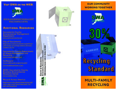 Waste containers / Street furniture / Waste Management /  Inc / Recycling in the United States / Central Virginia Waste Management Authority / Waste management / Sustainability / Recycling