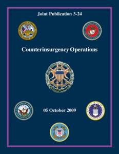 JP 3-24, Counterinsurgency Operations